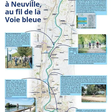 Les Berges De Saone - 2 A 12 Personnes